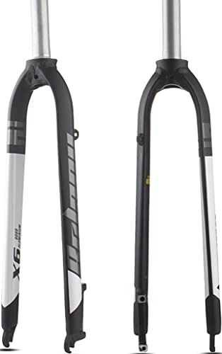 Lega di Alluminio Forcella per Bicicletta MTB 1-1/8 26 27.5 29 Pollici Universale Rigida MTB Forcella Anteriore Freno A Disco Rigido MTB Forcella Accessori Biciclette