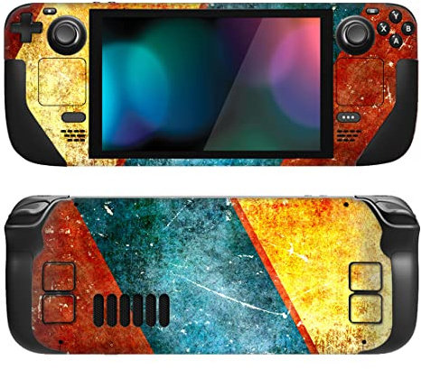 PlayVital Full Set Schutz Skin Decal für Steam Deck, Schutzfolie Sticker | Für Steam Deck LCD & OLED Handheld Gaming PC, Vinyl-Decal-Folie, Faceplate-Klebefolie, individuelle Sticker, Aging