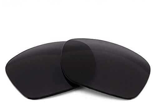 Apex Lenses Polarized PRO+ Replacement Lenses for Oakley SI Det Cord OO9253 Sunglasses (Cleaning Kit Included) (Black)