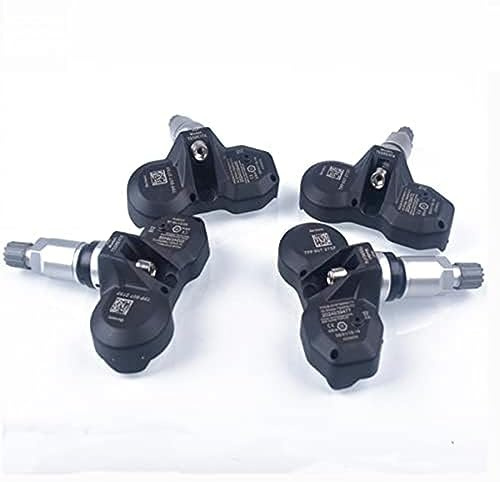 Reifendrucksensor, für Audi A4 B7 B8 A6 C6 A8 D4 Q7 R8 RS4 S4 S6 04–14, für VW Touareg 08–14 4 Stück Auto-Reifendrucküberwachungssensor TPMS 7PP907275F