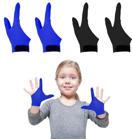 4pcs Thumb Sucking Guard Gloves Kids Chewy Compression Gloves Breathable Guard Nail Biting Gloves Kids Stop Thumb Sucking and Finger Biting (style4)