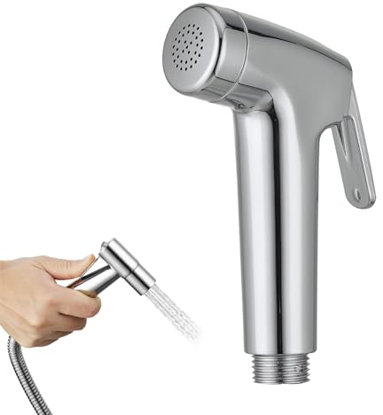 Pulvérisateur de bidet de toilette à main - Tête de pulvérisation double mode - Multifonction - En ABS - Robinet de nettoyage - Bidet de douche