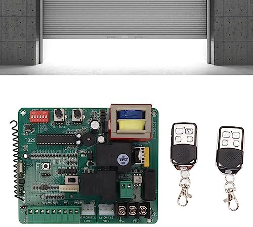 Universelle Platine für Schiebetoröffner, Schiebetormotor-Steuerplatine, LED-Anzeige, Elektrische Türmotor-Platine mit Fernbedienung, 220 V