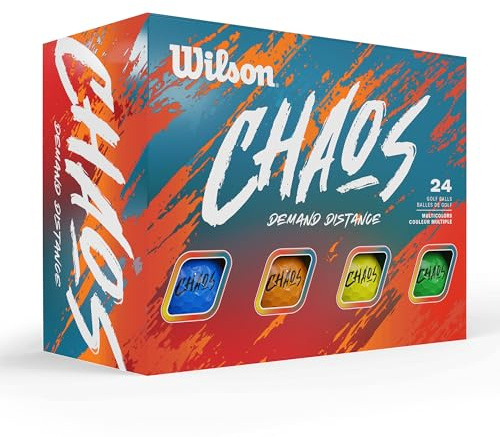 Wilson Unisex – Erwachsene Chaos Golfbälle