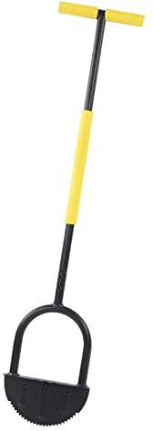 Walfront Bordatore per Prato a Mezzaluna Bordatore a Mezzaluna Manuale Alto, Durezza del Bordo a Mezzaluna Pulizia Semplice Pala Taglio Manuale in Acciaio al Carbonio per Zoo Giardino