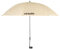 VirtuFit Sombrilla universal para silla – Sombrilla de camping – Sombrilla para silla con abrazadera universal – Disponible en gris y beige, beige, Talla única