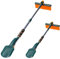 Zqkimzi Car Snow Shovel, Extendable Snow Scraper, Vehicle Ice Scraper, Winter Car Tool, Snow Removal Brush, Ice Scraper Brush, Car Winter Accessory, Snow Brush Tool for Cars, Trucks, SUVs, Vehicle