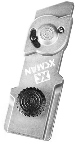 XCMAN SKi Snowboard Multi-Winkel-Basiskanten-Tuner, Kanten-Tuner-Schärfer (0,5–1,5 Grad), Aluminium-Körper-Basiskanten-Feilenführung