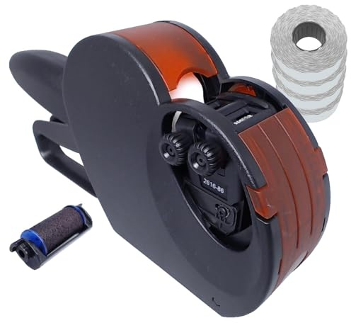 gebar - Auszeichner Set06 mit Smart S14 Preisauszeichner plus 4.400 Etiketten 26x16 mm und 1 Farbrolle Preisetiketten