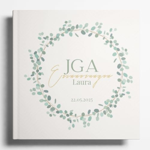 YMEMOS JGA Gästebuch zum Ausfüllen personalisiert – Erinnerungsbuch für Braut & Team Bride – Buch Junggesellinnenabschied Geschenk Frauen
