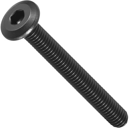 METALLIXITY Flat Head Hex Socket Cap Screws M6-1x50 10Pcs