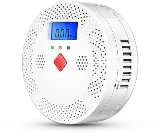 Wengart WIFI Carbon Monoxide Detector CO400A,Tuya App,2.4GHz PPM Value Display,Carbon Monoxide Alarm with Sound Warning,Compatible with Alexa,Google Assistant