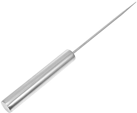 Gatuida Pitón de Hielo de Acero Inoxidable 201, Cincel para Hielo | 1 Pieza, Color Plata, para Hielo y Nieve, Uso Diario en Bar y Refrigerador, Fácil de Guardar y Transportar