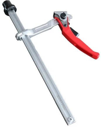 HAUTFENM Quick Ratchet Bench Clamp, Quick Welding Table Clamp, ixture Welding Woodworking ixing Clamp, Quick Release Hold Down Clip, Dia 28mm