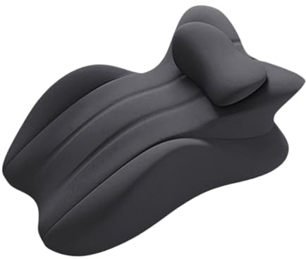 perfk Keilkissen fürs Bett, modisches, rutschfestes Liegekissen in Bauchlage, ergonomisches Design für Büro, Zuhause, Wohnung, Dunkelgrau
