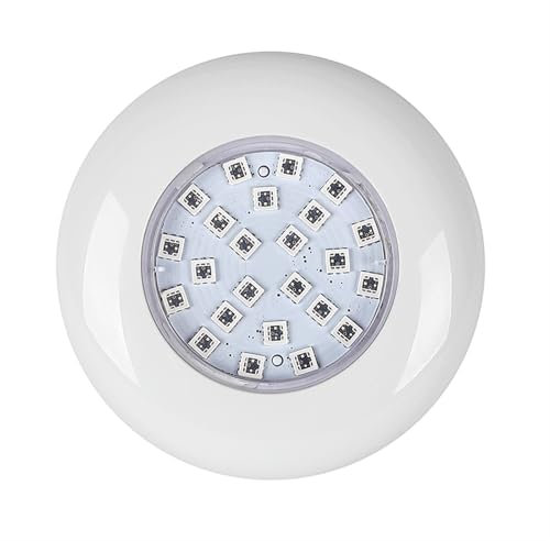 Lumière Submersible de LED, Mini Lampe de Piscine à LED 6 W, Tube Basse Tension 12 V, lumière colorée RVB for étang à Poissons sous-Marin, éclairage for Aquarium(Rot)