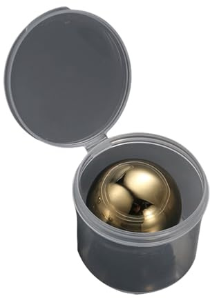 Sturdy Nonrust Steel Whiskeys Ice Fast Freezing Cooling Stone for Alcoholic Drinking Sphere Shape Rustproof Nonrust Steel Beauty Ice