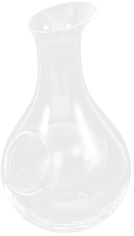 FUNOMOCYA Vino in Vetro Trasparente Decanter Ghiaccio Sakè Giapponese Design Semplice e Facile da Ristorante e Bar