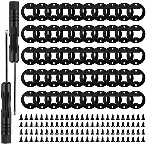 Kit di 50 inserti per apribottiglie in acciaio inox, inserti per apribottiglie fai da te, apribottiglie per birra in legno resina, nero
