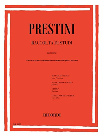 Raccolta Di Studi Per Oboe Utili Ad Un Primo E
