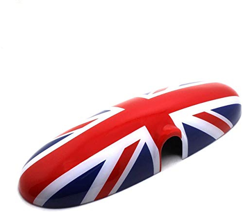 Innenspiegel Abdeckung 23 cm Union Jack Rot, zum Aufkleben, kompatibel mit R50 R52 R53 (2000–07/2004)