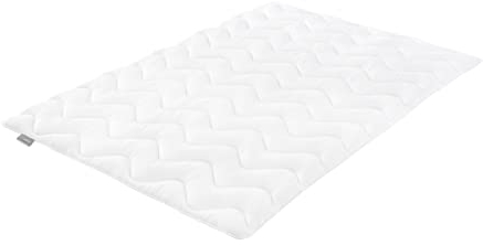 Traumnacht Basis Steppbett Duo Winterdecke, für den Winter, mit kuschelig weichem Microfaserbezug in 135 x 200 cm, weiß, Öko Tex zertifiziert, entwickelt in Deutschland