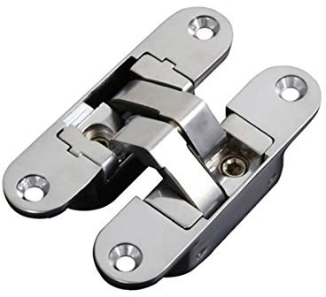 ZZYUBB in Lega di Zinco Cerniere Nascoste Multi Size Cerniere Hardware Invisibile A Scomparsa Pieghevole Cerniera con Vite for Mobili (Color : 95x23mm Left Open)