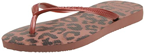 Havaianas Slim Animals, Infradito Donna, Rosa/Rosa, 33/34 EU