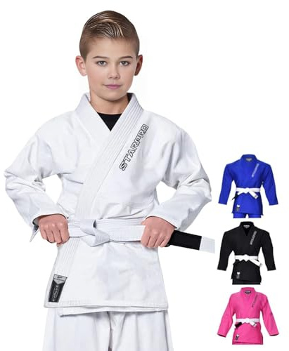 Starpro | Evolve Kids Preshrunk Jiu Jitsu Gi, BJJ Gi Men | Many Sizes & Colors | Junior BJJ Gi, Brazilian Jiu Jitsu Gi
