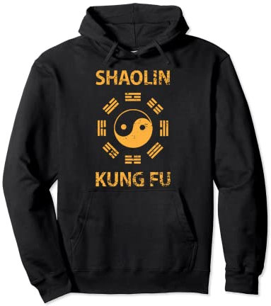 Shaolin Kung Fu - schwarzer Gürtel Tai Chi Meditieren Mönch Pullover Hoodie