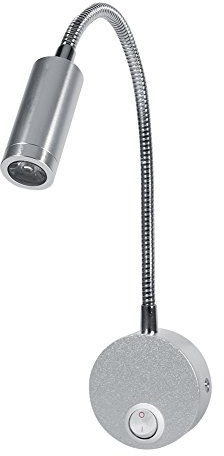 SEAFRONT LED Bed Light Wall Mount Reading Light Flexible Gooseneck Headboard Reading Lamp Book Light for Reading in Bed AC85-265V (6500K Cool White)