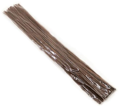 YUKORT Blumendraht 50 Stück 0,45 mm 36 cm Blumendraht mit Papier bedeckt, künstliche Zweige, Zweige, Eisendraht for DIY/Nylon-Blumenzubehör Basteldraht (Color : Coffee, Size : 50pcs)
