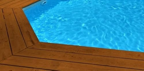 PISCINEO Liner Piscine réparation 75/100 au m² - Bleu foncé - PVC Vierge