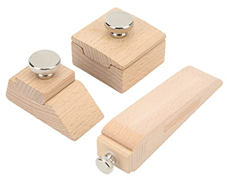 RvSky Set Mit 3 Holzschleifblöcken Für Präzises Handschleifen auf Holz, Leder Und Mehr – Keilförmige, Quadratische Und Abgeschrägte Formen Für EIN Vielseitiges Kantenschleifwerkzeug