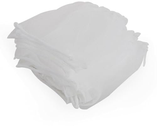 Lwaviwer 500 Pcs Disposable Mesh Sink Strainer Bags Kitchen Sink Strainer Mesh Bag Disposable Sink Net Strainer Filter Bags