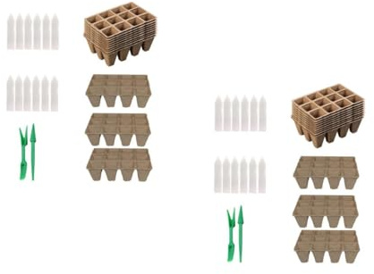 Sosoport 2 Set Coppa Della Scuola Vaso Da Vivaio Per Piante Vaso Da Vivaio Da Giardinaggio Vasi Di Germinazione Da Giardino Piantare La Coppa Del Vivaio Polpa Riciclata