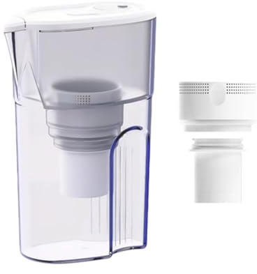 Uxsjakjsd Hervidor de Agua Portátil de 1 L para Uso Doméstico, de Filtración de Carbón Activado, Jarra Purificadora de Agua Potable para Cocina.