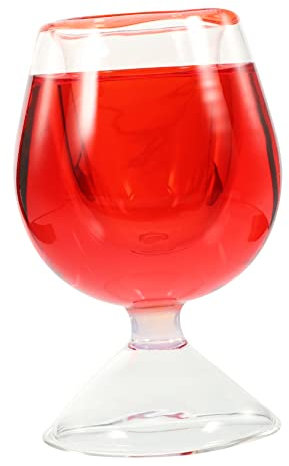 Vaguelly Bicchiere Da Vino Per Bicchiere Infrangibile Per Feste Accessorio Idea Per Compleanni e Speciali