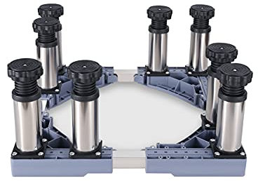 Base regolabile per lavatrice e asciugatrice 1518 cm di altezza supporta frigorifero e verticale AC grande contenitore per piante eleva gli elettrodomestici per un migliore flusso d'aria e salvaspazio