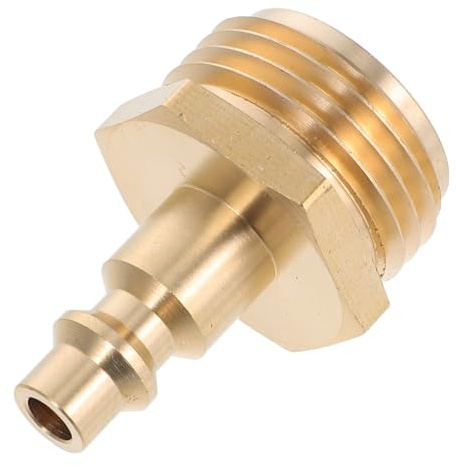 TOGEVAL Adaptador De Soplado para Autocaravanas y Caravanas [Uso Invierno], Conexión Rápida 3/4 Ght, Diseño Pequeño y Resistente, Conexión Segura para Manguera De Jardín, Protección contra Heladas