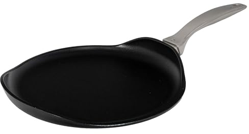 Swiss Diamond Nonstick Frying Pan Hybrid Ceramic and Diamond-Infused Crepe Pan, Dou Ceramic, Dishwasher and Oven Safe Fry Pans, 10.25-Inches