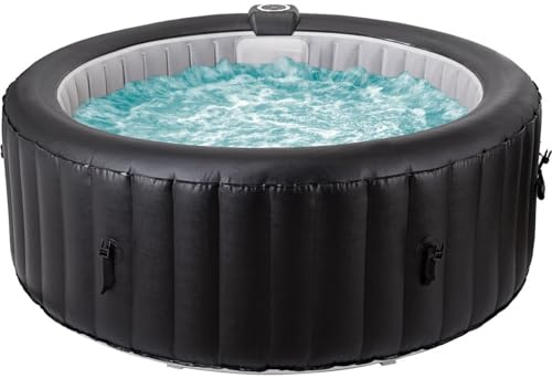 Spa Gonflable en PVC Sardaigna - 4 Places - Noir