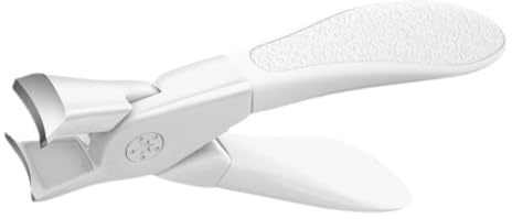 FOMIYES Edelstahl Nagelknipser Breite Öffnung Ergonomisch Langlebig Nagelzange für Fingernägel und Fußnägel Tragbar Praktisch für Zuhause und Salon