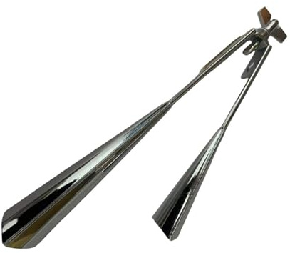 Zweifarbige Agogo Glocke Schlagzeug, Zubehör, traditionelles Instrument, Jungen, Mädchen, Erwachsene, 31,5 x 12 x 8,5 cm, silberfarben