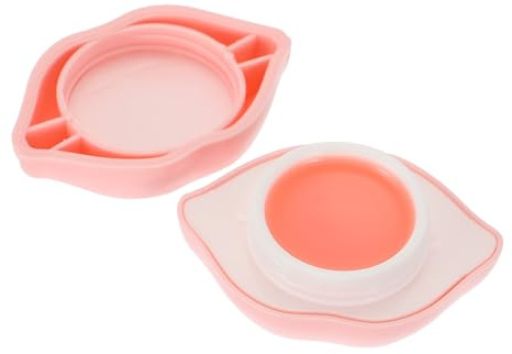 HAMPPLIES Maschera per Labbra Idratante 2 Pezzi Rosa in Plastico Portatile, Cura Anti-secchezza per Banchetto o Casa