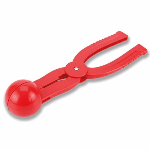 Active Peak 2-pack Snöbollstänger Snöbollsmakare för Perfekta 7 cm Bollar Robust Snöbollspress för Barn och Vuxna Inga Kalla Händer Hållbart Vinterleksak (Röd)