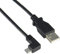 StarTech.com Left Angle Micro USB Cable – 1 ft / 0.5m – 90 degree – USB Cord – USB Charger Cable – USB to Micro USB Cable (USBAUB50CMLA)