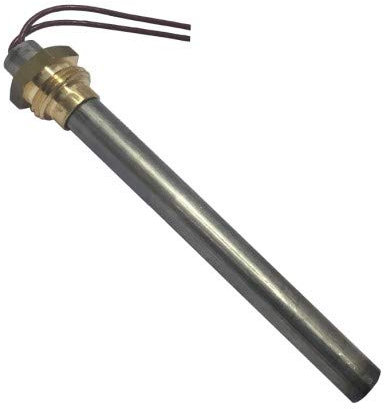 Xodo Store, Bougie d'allumage L. 94-114 mm Diam. 12,5 mm, 250 W. Pour poêles à granulés, chaudières, brûleurs et poêles Ecoteck, RAVELLI. Raccord fileté 3/8 Gaz, Cuivre. 1 pièce.