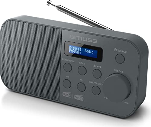 MUSE M-109 DB Negro Radio Dab+/FM PORTÁTIL con Altavoz Integrado Y Pantalla