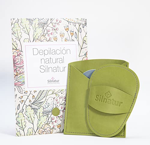 Manopla de Depilación Silnatur | Color Pistacho | Incluye 12 Discos de Recambio | Silnatur, la depilación diferente: sana, sencilla e indolora